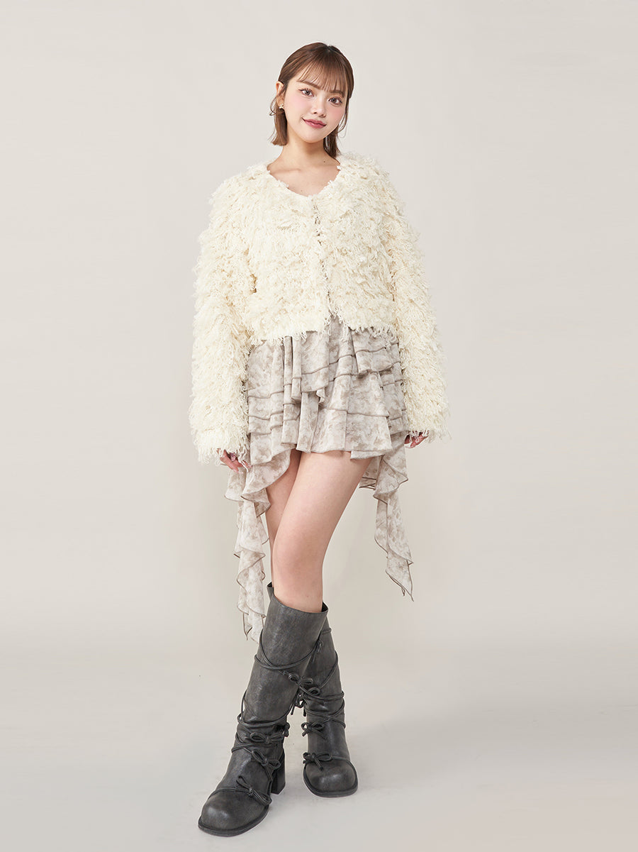 モデル：163cm（着用サイズ：FREE　着用カラー：IVO）