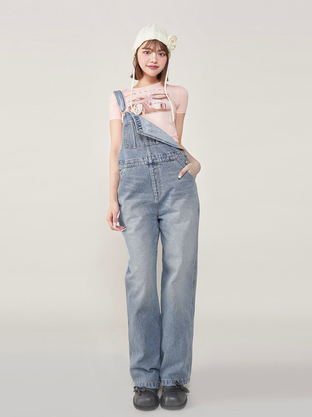 モデル：163cm（着用サイズ：FREE　着用カラー：PNK）