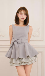 モデル：163cm（着用サイズ：FREE　着用カラー：GRY）