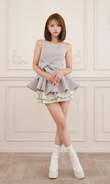 モデル：163cm（着用サイズ：FREE　着用カラー：GRY）