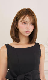モデル：163cm（着用サイズ：FREE　着用カラー：BLK）