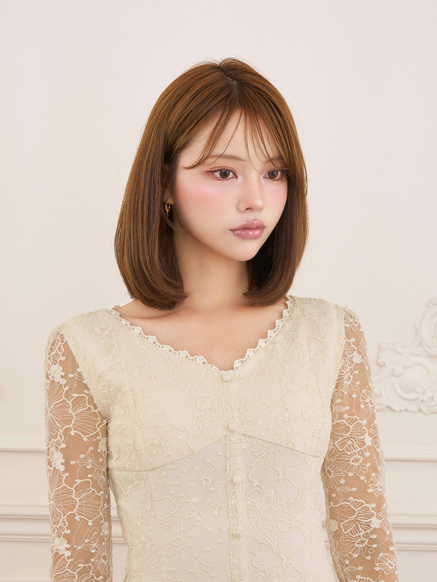 モデル：163cm（着用サイズ：FREE　着用カラー：IVO）