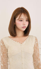 モデル：163cm（着用サイズ：FREE　着用カラー：IVO）