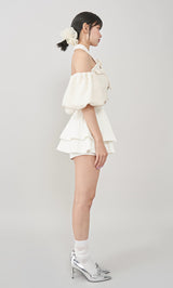 モデル：163cm（着用サイズ：FREE　着用カラー：WHT）
