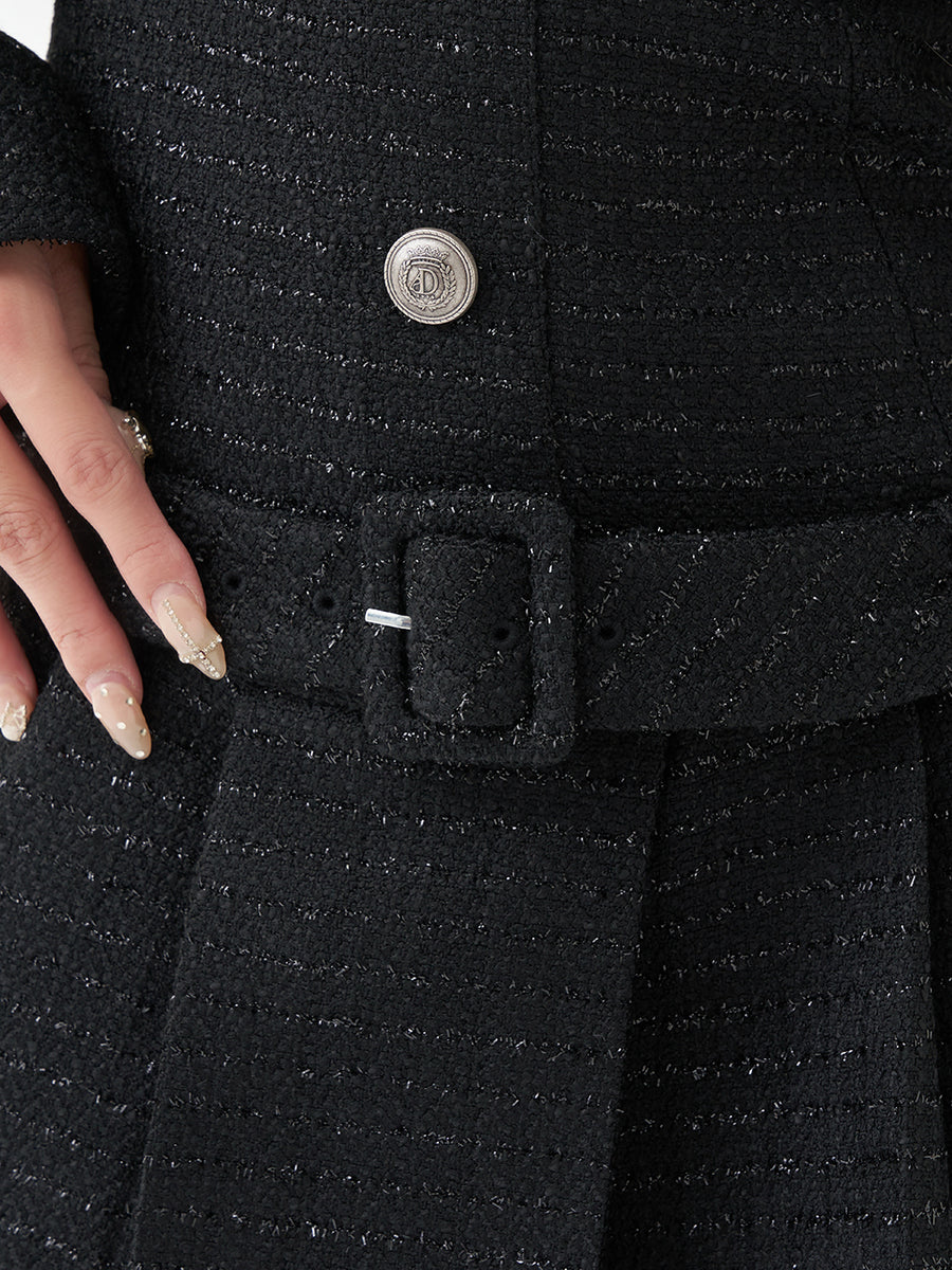 モデル：163cm（着用サイズ：FREE　着用カラー：BLK）