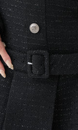 モデル：163cm（着用サイズ：FREE　着用カラー：BLK）