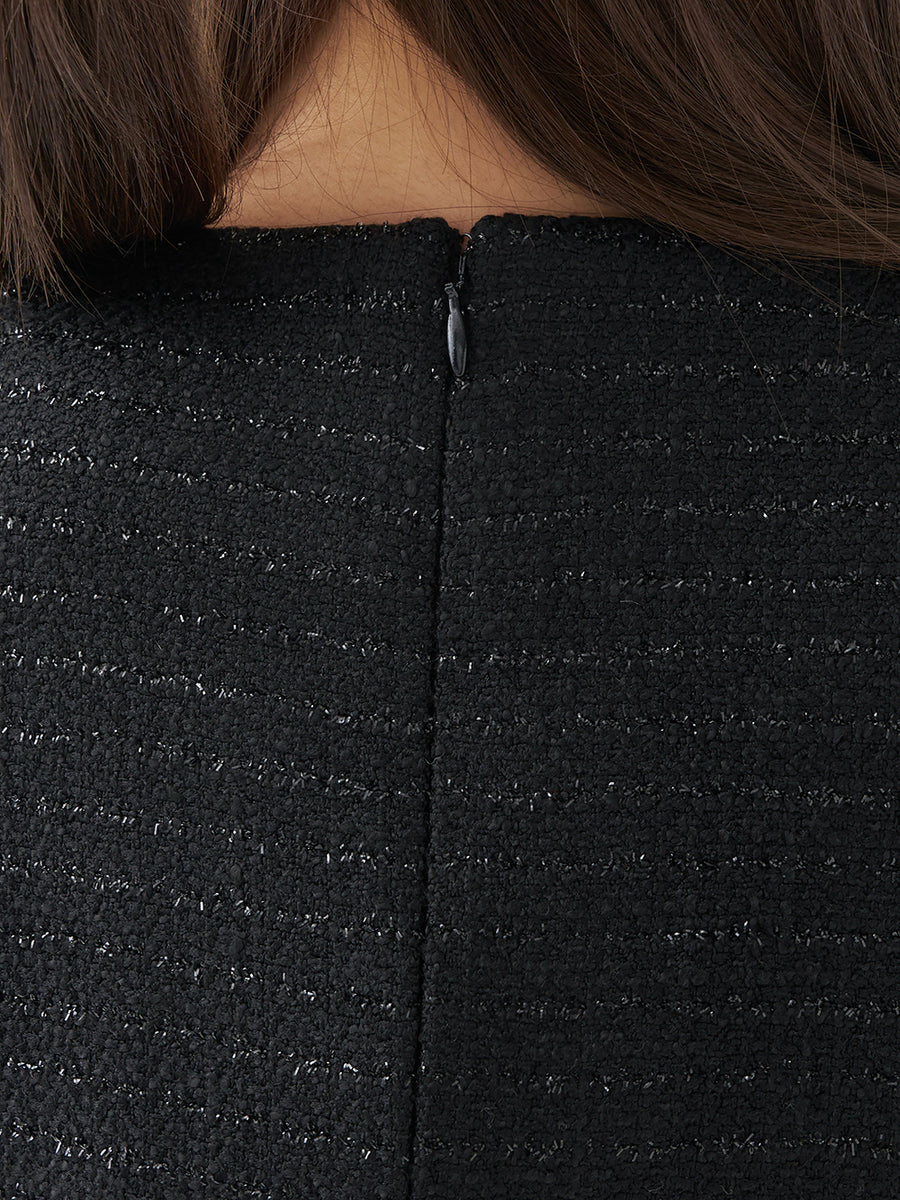 モデル：163cm（着用サイズ：FREE　着用カラー：BLK）