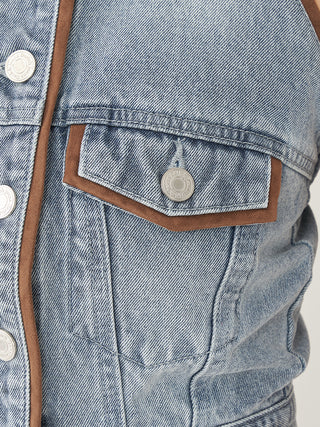 モデル：163cm（着用サイズ：FREE　着用カラー：BLU）