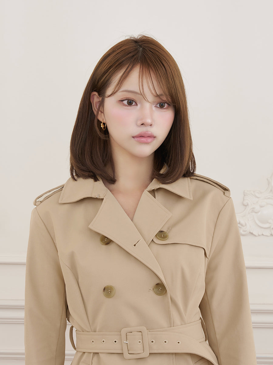 モデル：163cm（着用サイズ：FREE　着用カラー：BEG）