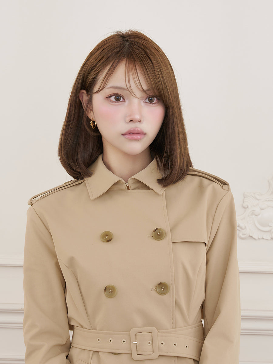 モデル：163cm（着用サイズ：FREE　着用カラー：BEG）