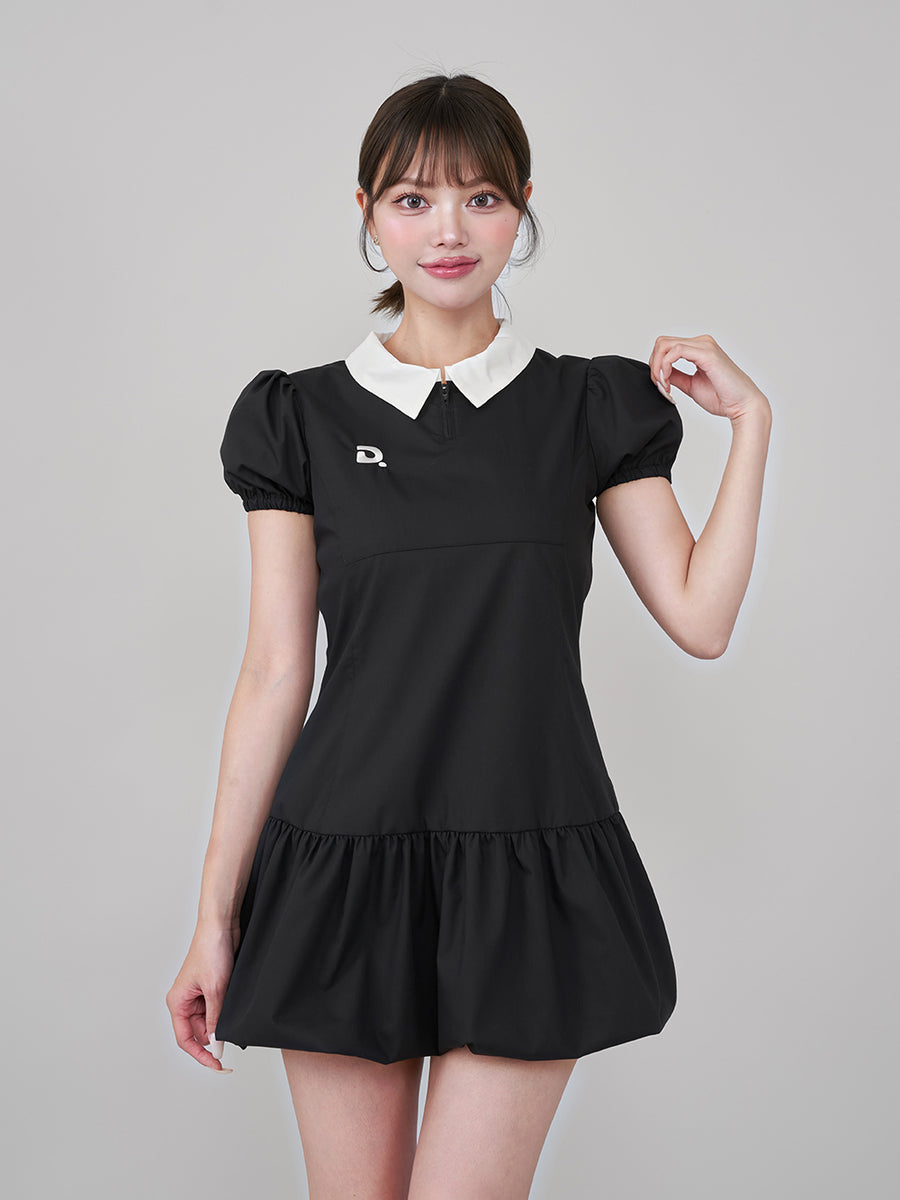 モデル：163cm（着用サイズ：FREE　着用カラー：BLK）