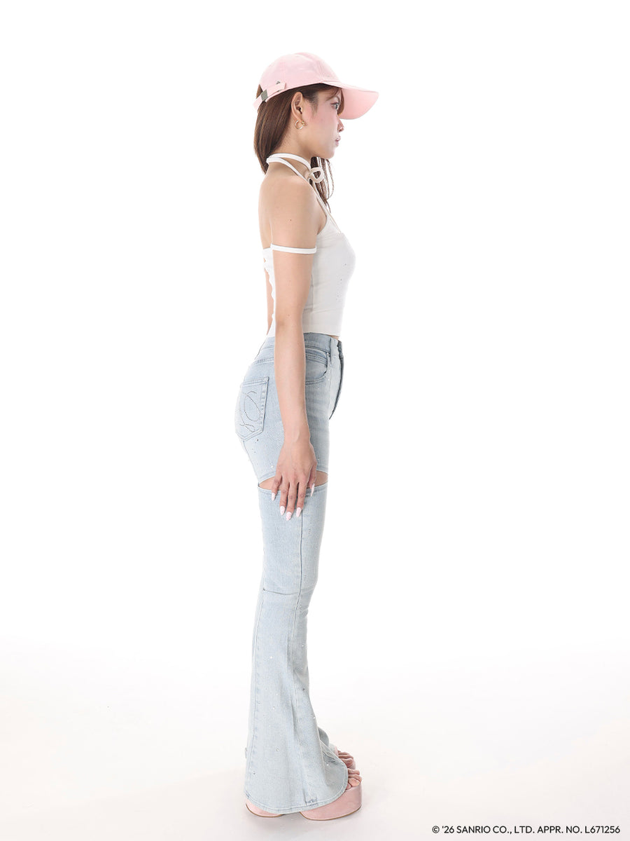 モデル：163cm（着用サイズ：FREE　着用カラー：WHT）