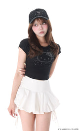 モデル：163cm（着用サイズ：FREE　着用カラー：BLK）