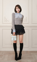 モデル：163cm（着用サイズ：FREE　着用カラー：GRY）