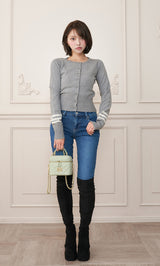 モデル：163cm（着用サイズ：FREE　着用カラー：GRY）