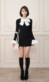 モデル：163cm（着用サイズ：FREE　着用カラー：BLK）