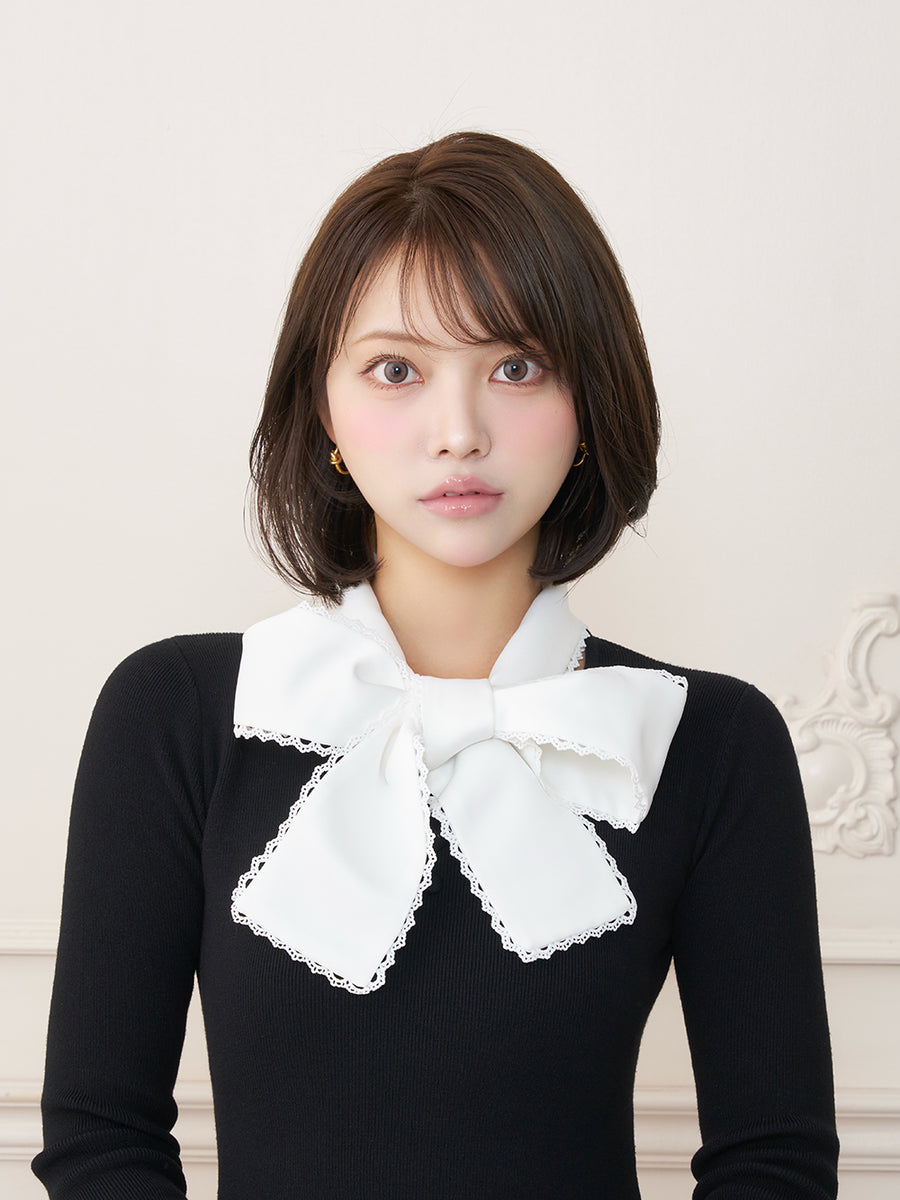 モデル：163cm（着用サイズ：FREE　着用カラー：BLK）