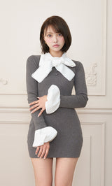 モデル：163cm（着用サイズ：FREE　着用カラー：GRY）