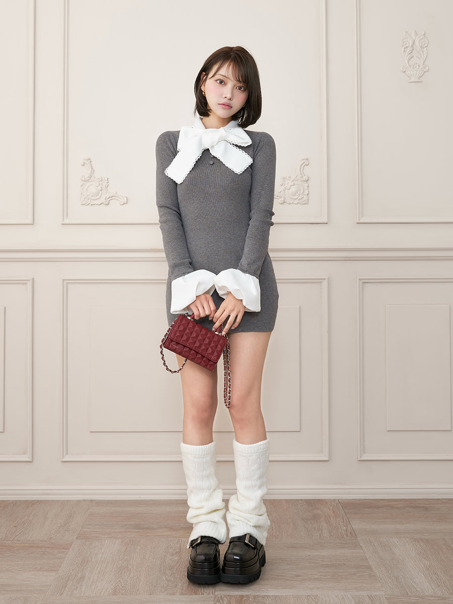 モデル：163cm（着用サイズ：FREE　着用カラー：GRY）
