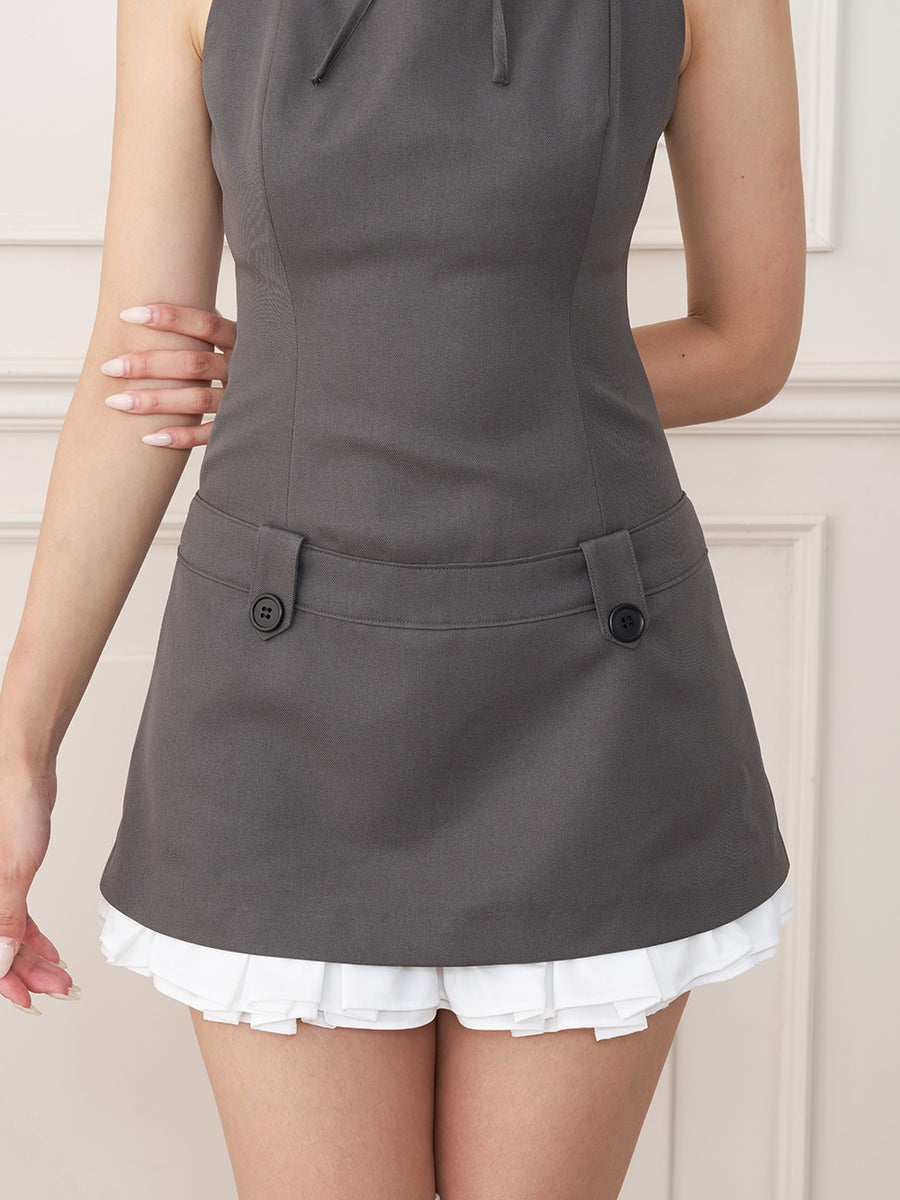 モデル：163cm（着用サイズ：FREE　着用カラー：GRY）