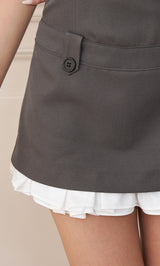 モデル：163cm（着用サイズ：FREE　着用カラー：GRY）