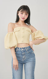 モデル：163cm（着用サイズ：FREE　着用カラー：YEL）