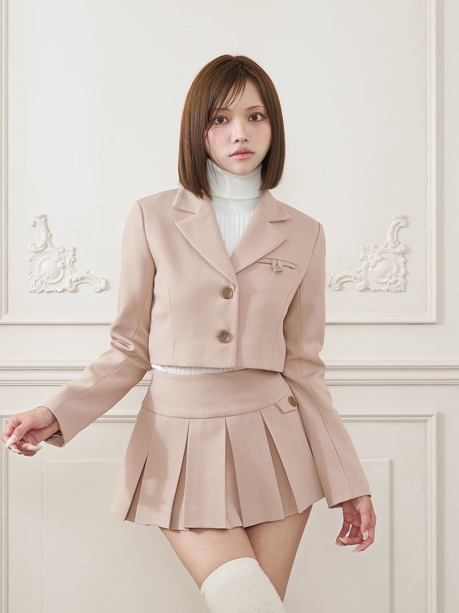 モデル：163cm（着用サイズ：S　着用カラー：PNK）