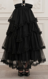モデル：163cm（着用サイズ：FREE　着用カラー：BLK）