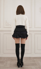 モデル：163cm（着用サイズ：S　着用カラー：BLK）