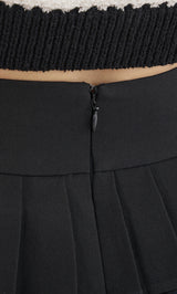 モデル：163cm（着用サイズ：S　着用カラー：BLK）