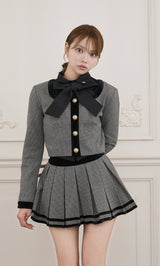 モデル：163cm（着用サイズ：S　着用カラー：BLK）