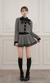 モデル：163cm（着用サイズ：FREE　着用カラー：BLK）