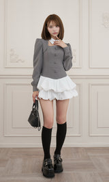 モデル：163cm（着用サイズ：FREE　着用カラー：GRY）