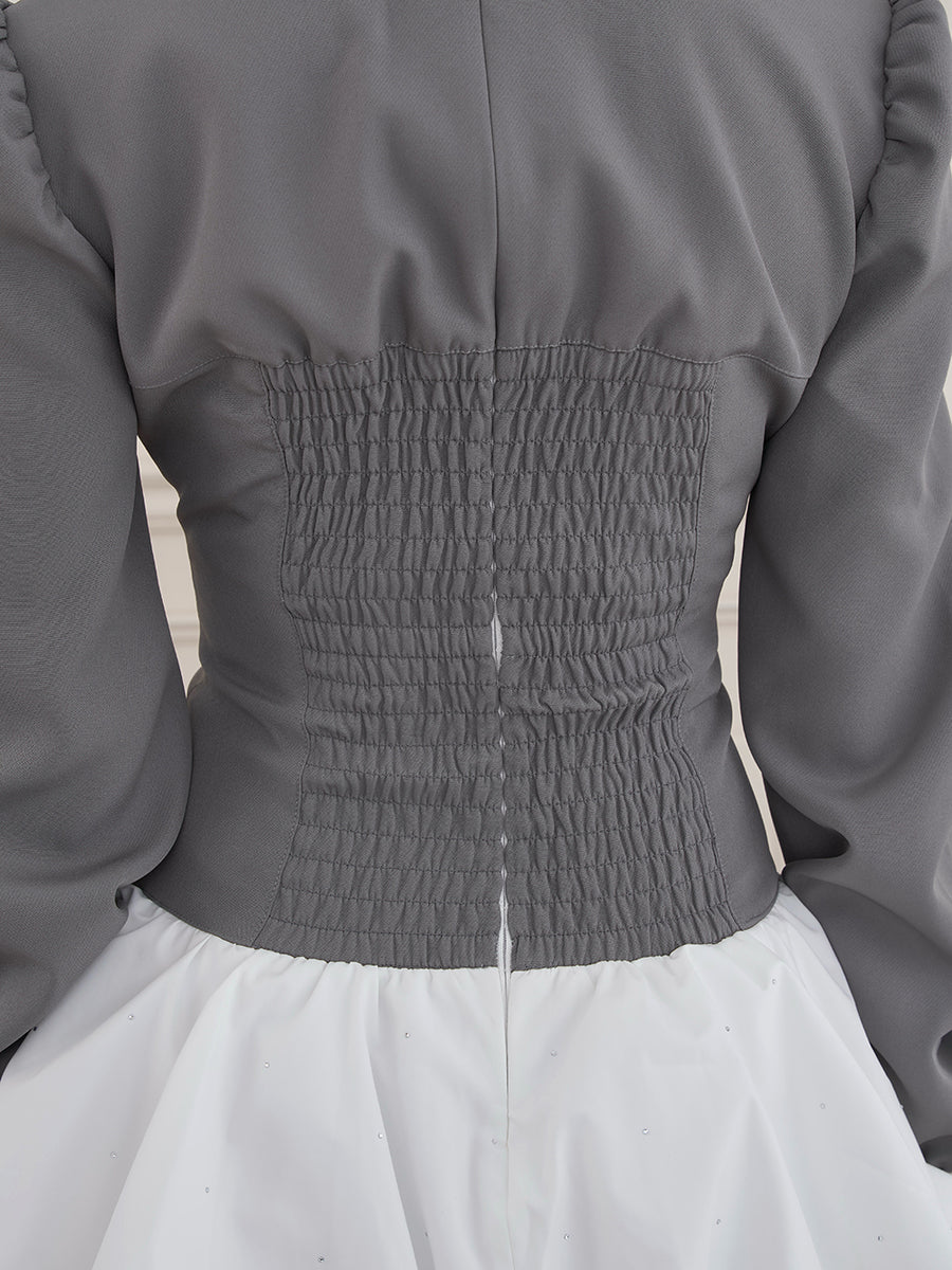モデル：163cm（着用サイズ：FREE　着用カラー：GRY）