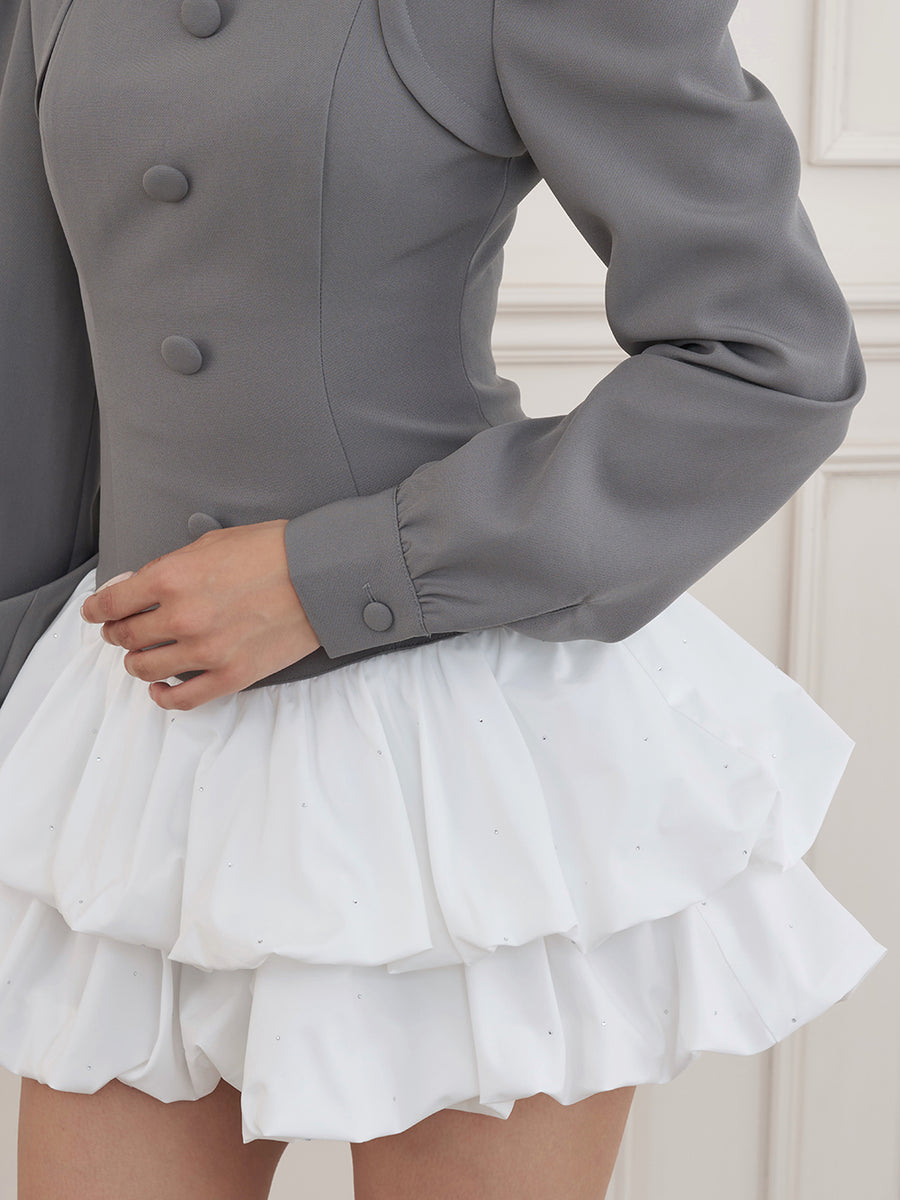 モデル：163cm（着用サイズ：FREE　着用カラー：GRY）