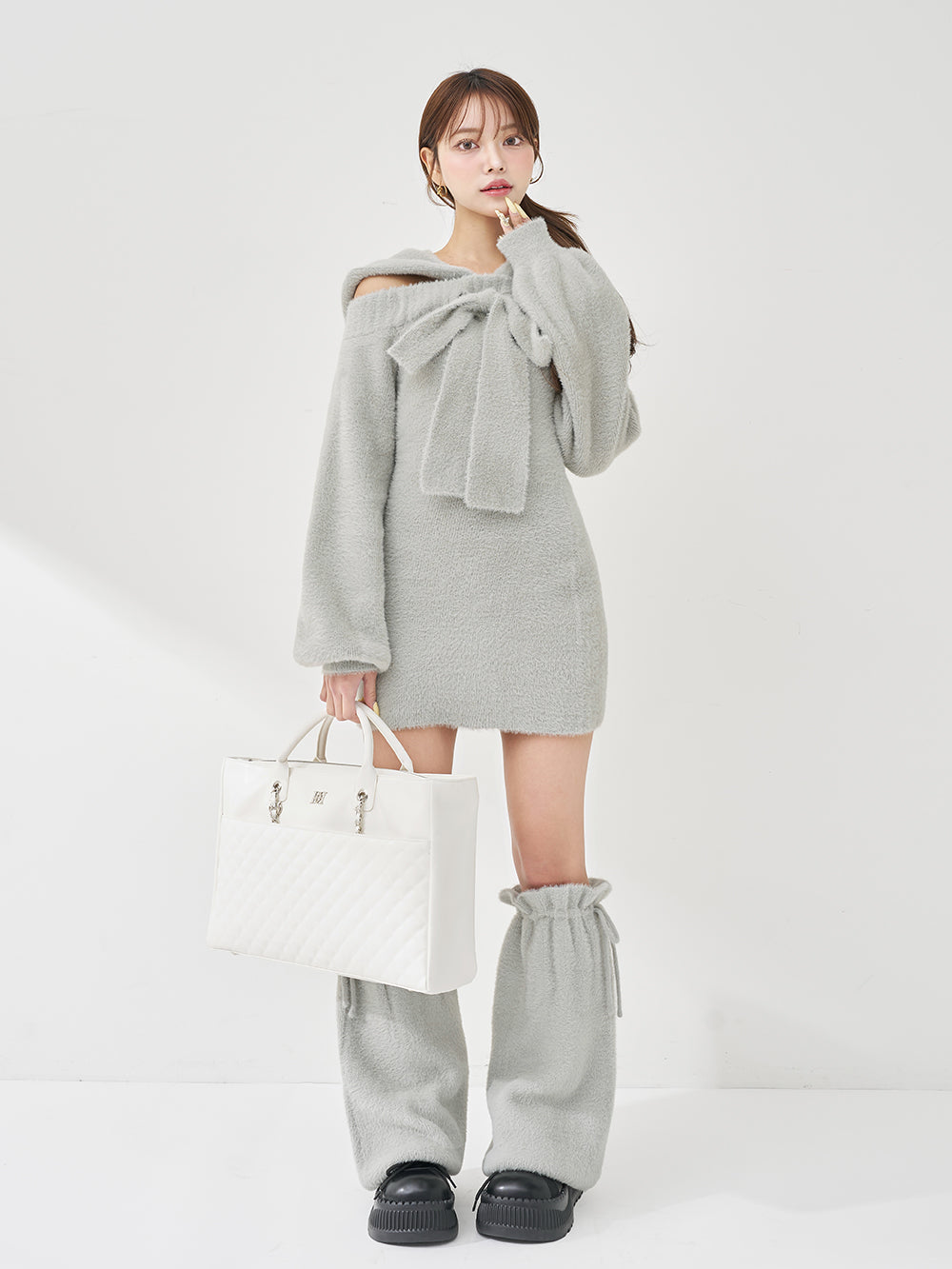 サイズ：FREE　カラー：WHT