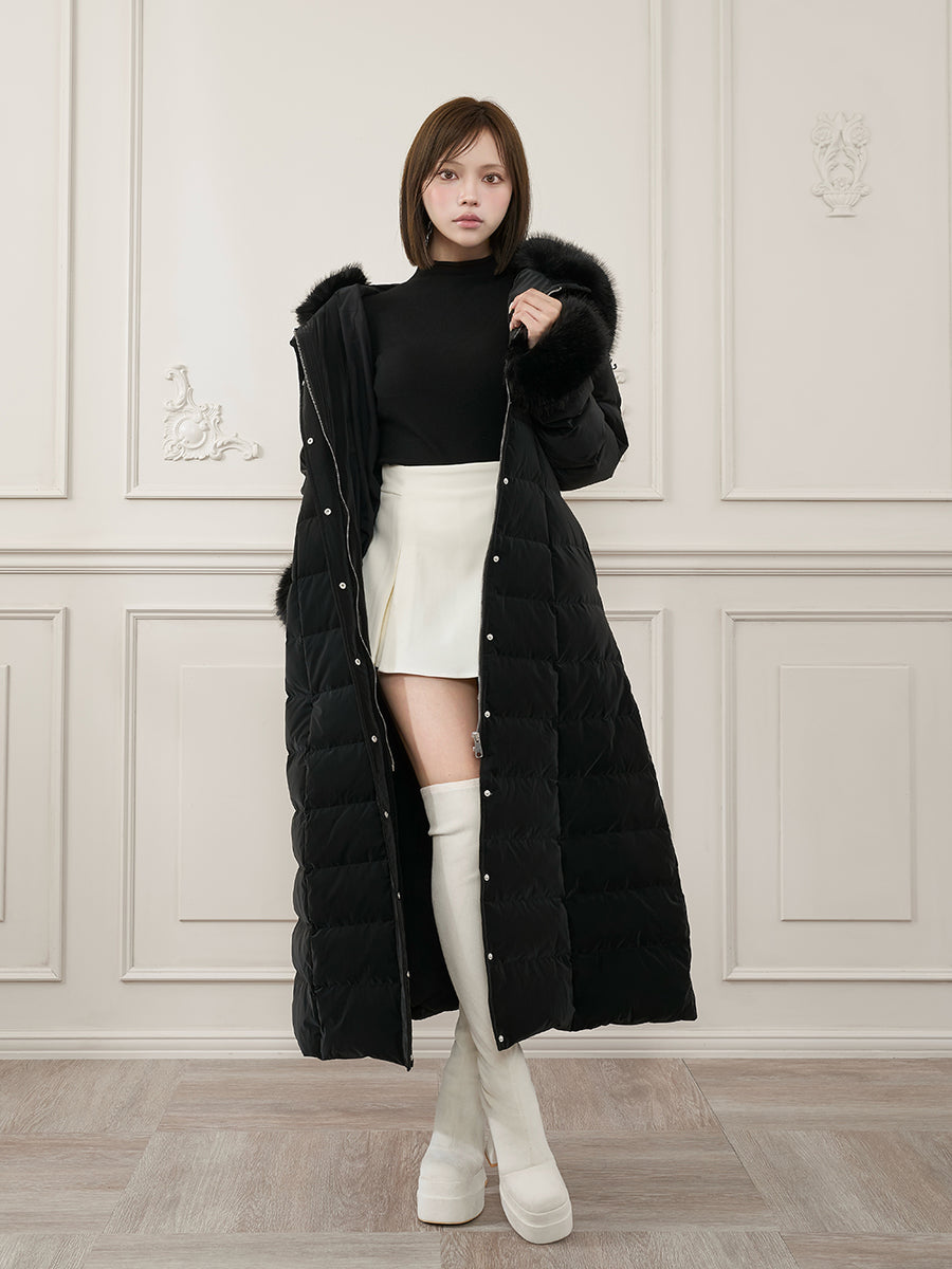 モデル：163cm（着用サイズ：S　着用カラー：BLK）