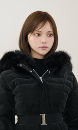 モデル：163cm（着用サイズ：S　着用カラー：BLK）
