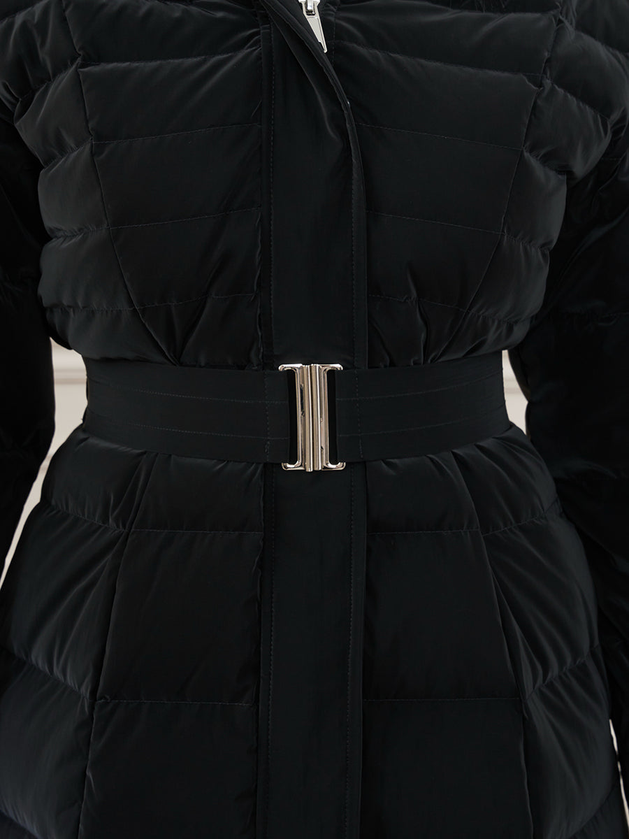 モデル：163cm（着用サイズ：S　着用カラー：BLK）