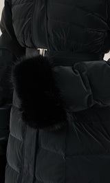 モデル：163cm（着用サイズ：S　着用カラー：BLK）