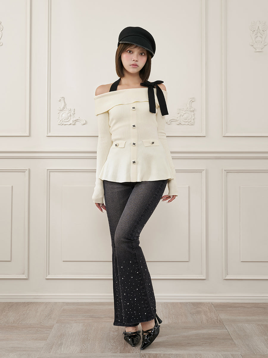 モデル：163cm（着用サイズ：FREE　着用カラー：WHT）