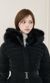 モデル：163cm（着用サイズ：S　着用カラー：BLK）