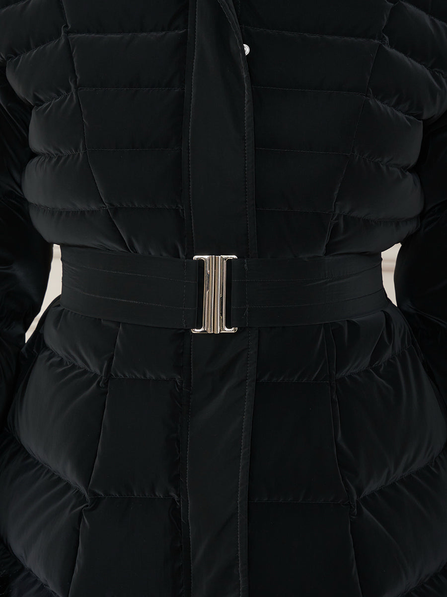 モデル：163cm（着用サイズ：S　着用カラー：BLK）