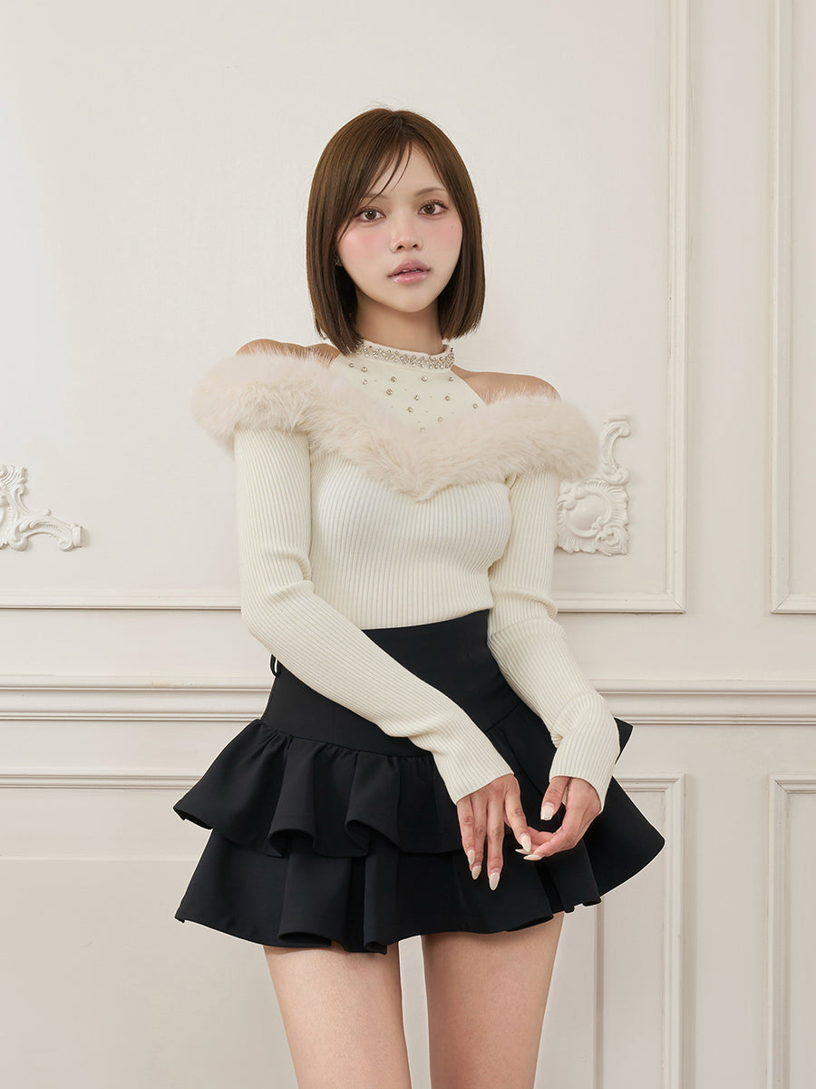 モデル：163cm（着用サイズ：FREE　着用カラー：WHT）