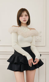 モデル：163cm（着用サイズ：FREE　着用カラー：WHT）