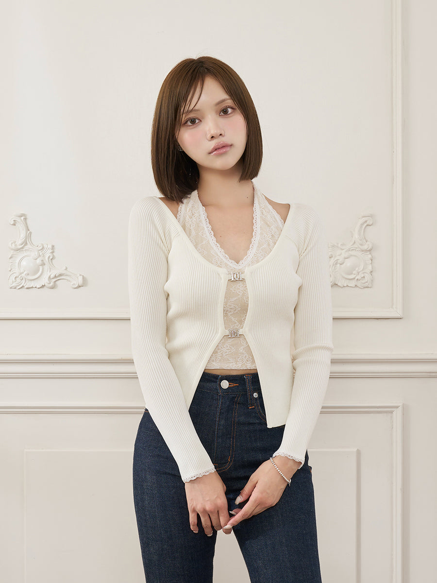 モデル：163cm（着用サイズ：FREE　着用カラー：WHT）
