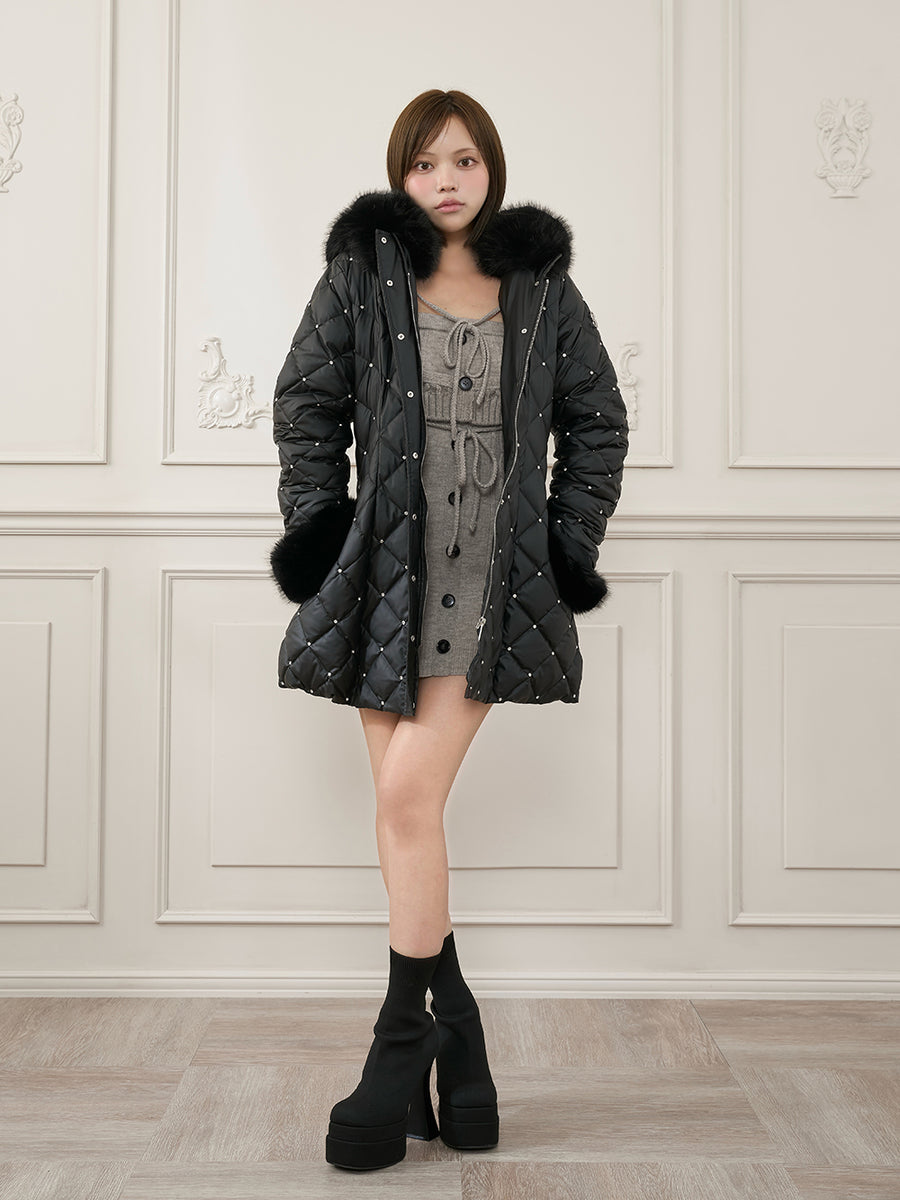 モデル：163cm（着用サイズ：S　着用カラー：BLK）