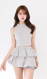 モデル：163cm（着用サイズ：FREE　着用カラー：GRY）