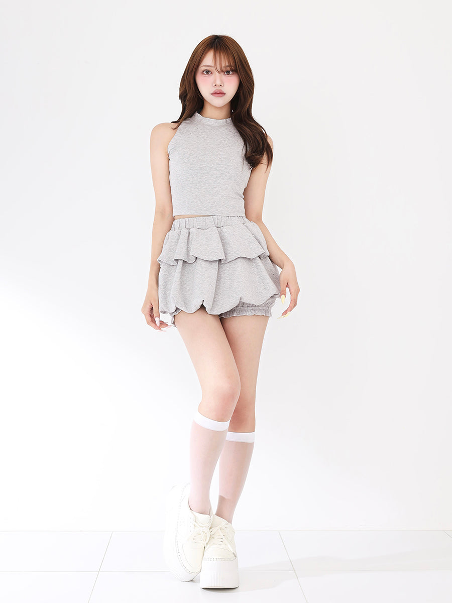 モデル：163cm（着用サイズ：FREE　着用カラー：GRY）
