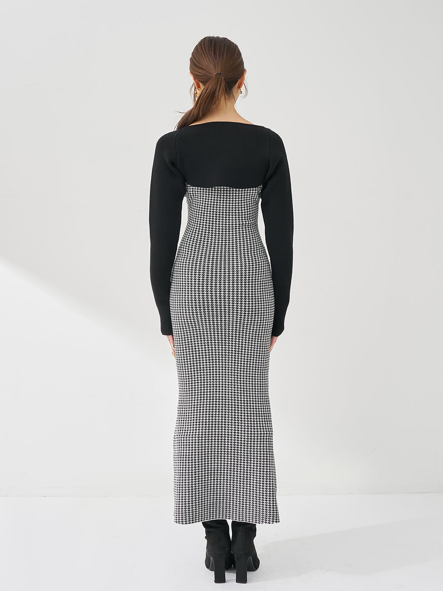 モデル：163cm（着用サイズ：FREE　着用カラー：BLK）